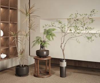 Modern Ground Green Plant Potted Plants-ID:615134952