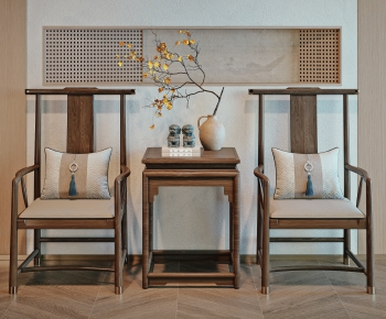 New Chinese Style Lounge Chair-ID:916322953