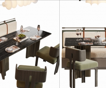 Modern Dining Table And Chairs-ID:520673043