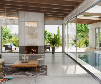 Modern Courtyard/landscape-ID:745757109