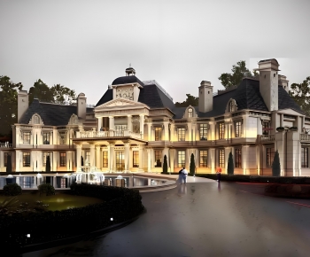 European Style Building Appearance-ID:998385912