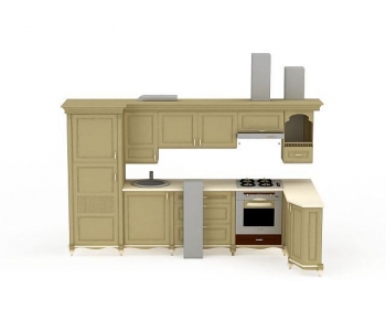 Simple European Style Kitchen Cabinet-ID:355647099