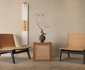 Wabi-sabi Style Lounge Chair-ID:676329178