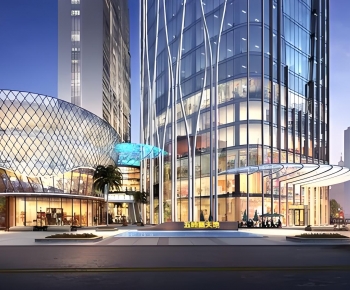 Modern Appearance Of Commercial Building-ID:939528944