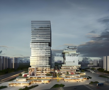 Modern Appearance Of Commercial Building-ID:436899775
