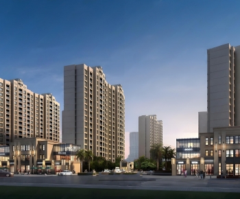 Modern Building Appearance-ID:553657055