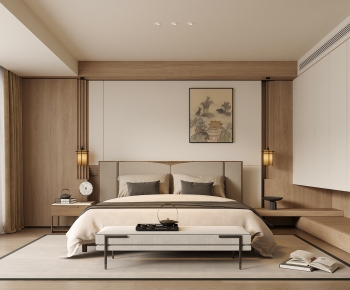 New Chinese Style Bedroom-ID:650136953