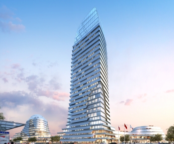 Modern Appearance Of Commercial Building-ID:793427943