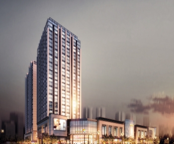 Modern Appearance Of Commercial Building-ID:230231054