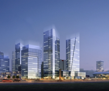 Modern Appearance Of Commercial Building-ID:604044915