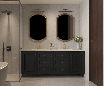 French Style Bathroom Cabinet Frame-ID:221235998