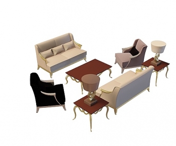 European Style Sofa Combination-ID:481290105