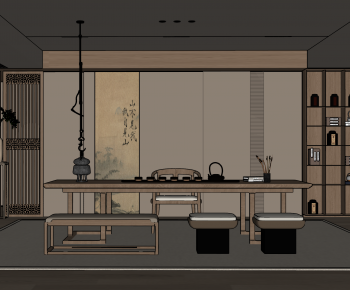 New Chinese Style Tea House-ID:184160959