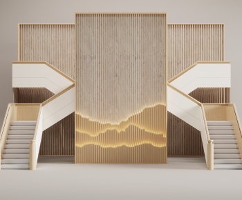 New Chinese Style Staircase-ID:338809536