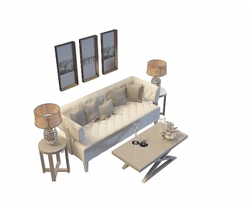 Simple European Style Sofa Combination-ID:851743944