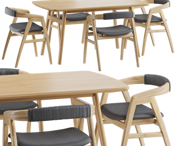 Modern Dining Table And Chairs-ID:354955919