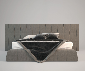 Modern Double Bed-ID:676150342