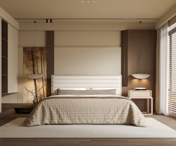 New Chinese Style Bedroom-ID:942543039