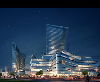 Modern Appearance Of Commercial Building-ID:299228917