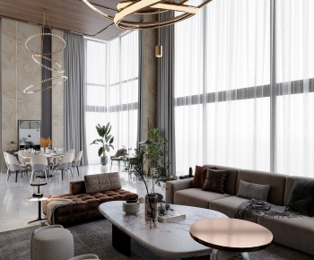 Modern A Living Room-ID:364119052