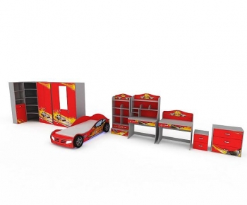 Modern Child's Bed-ID:836852078