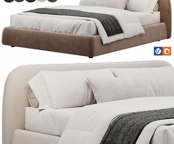Modern Double Bed-ID:196007975