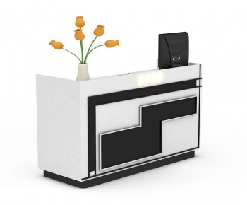 Modern Reception Desk-ID:585875039