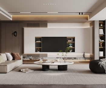 Modern A Living Room-ID:606122979