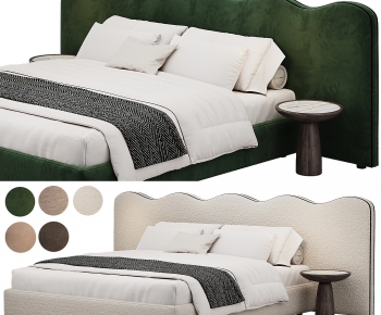 Modern Double Bed-ID:649549019