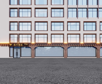 Modern Building Appearance-ID:239919906