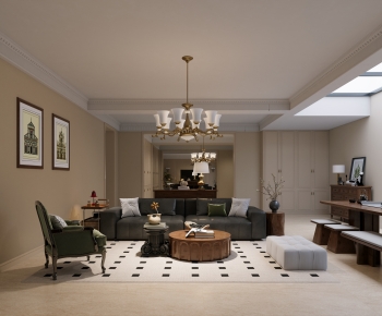 American Style A Living Room-ID:808689686