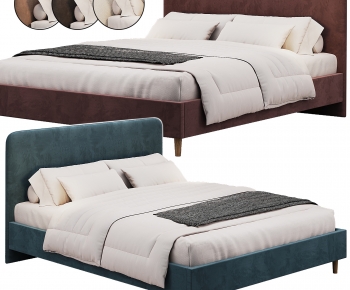 Modern Double Bed-ID:393965012