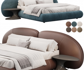 Modern Double Bed-ID:412276033