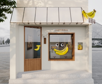 Modern Facade Element-ID:855758915