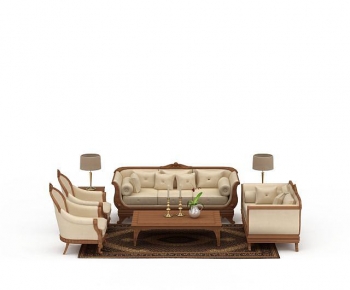 European Style Sofa Combination-ID:607553012