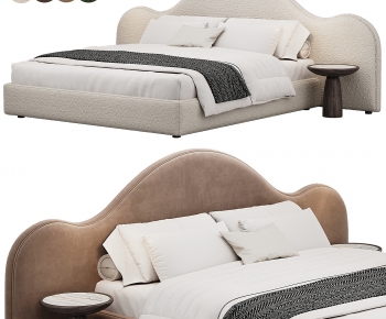 Modern Double Bed-ID:749989999