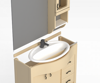 Modern Bathroom Cabinet-ID:293368108