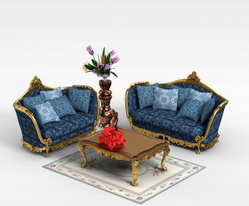 European Style Sofa Combination-ID:382915979