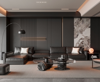 Modern A Living Room-ID:901110895