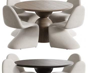 Modern Dining Table And Chairs-ID:750296122
