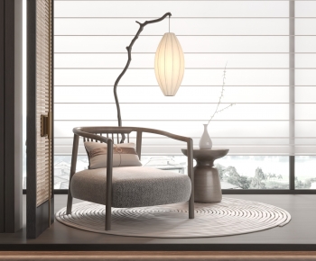 New Chinese Style Lounge Chair-ID:826479911