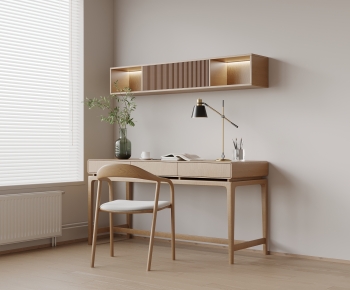 Modern Computer Desk And Chair-ID:103519079