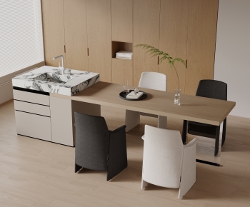 Modern Dining Table And Chairs-ID:285552023