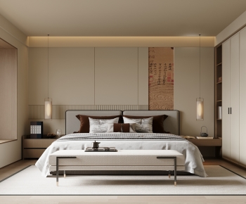 New Chinese Style Bedroom-ID:191297057