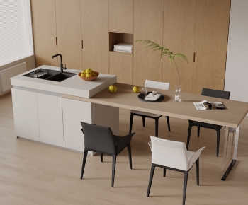 Modern Dining Table And Chairs-ID:942420964