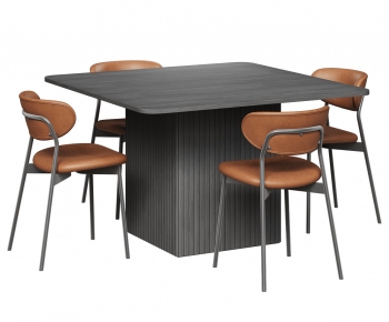 Modern Dining Table And Chairs-ID:534863955
