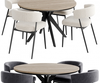 Modern Dining Table And Chairs-ID:465478978