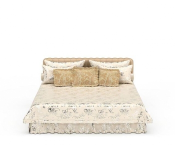 Modern Double Bed-ID:743278038