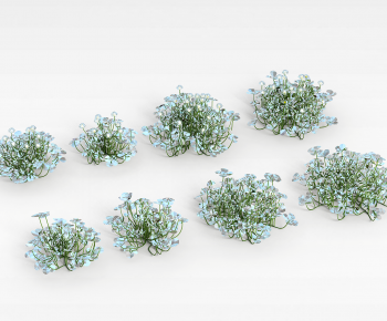 Modern Flowers And Grass-ID:827207098