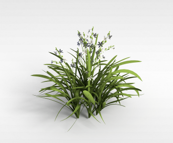 Modern Flowers And Grass-ID:100785974